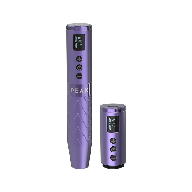Peak Astra wireless PMU machine, purple, with spare battery