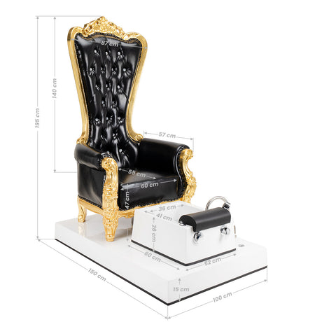 Pedicure station TRON black - BVShop