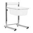 Pedicure tray with adjustable height, chrome - BVShop