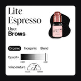 Perma Blend Lite Espresso PMU pigment color information for brows