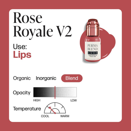 Perma Blend LUXE Rose Royale V2 color and opacity information