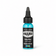 Platinum By Dynamic Tattoo Ink Baby Blue 30ml bottle on a white background with a natural shadow
