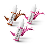 The Pigment PMU Lip Pigment Collection with three 15ml bottles of professional lip tattoo pigments by The Pigment.