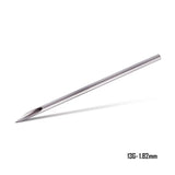 Killer Ink Precision Straight Piercing Needles arranged in a row on a white background for professional body piercing.