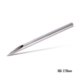Close-up of Killer Ink Precision Straight Piercing Needles, sterile needles with precise, straight design for professional piercing procedures.