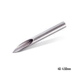 Close-up of Killer Ink Precision Straight Piercing Needles arranged neatly, showcasing their fine, sterile needle tips for body piercing.