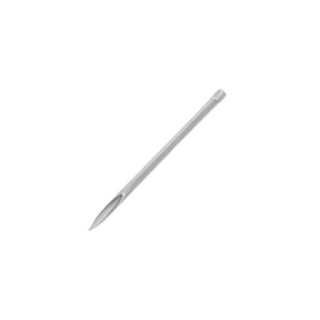 BVShop Precision Threaded Straight Piercing Needles, 25mm, for professional body piercing procedures, showing the sharp, straight needles.