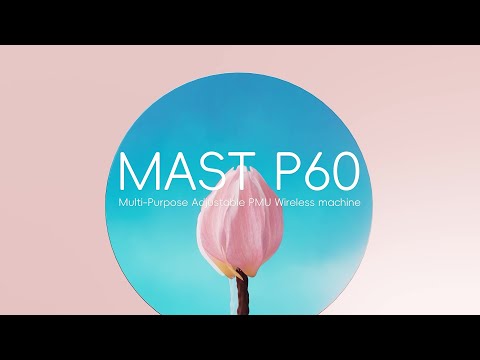 MAST P60 Diamond Edition Ασύρματη Μηχανή Τατουάζ Ροζ