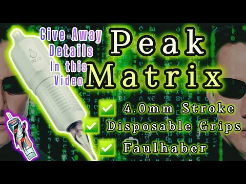 Peak Matrix Περιστροφικό Στυλό Τατουάζ Μαύρο