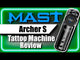 Dragonhawk Mast Archer S Μηχανή Τατουάζ Χρυσό & Ροζ 4,2 mm διαδρομή