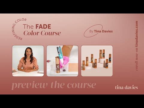 Tina Davies FADE Ανοιχτό Ζεστό Ξανθό Χρώμα 15ml
