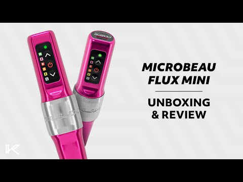 Microbeau Flux Mini Μαύρο με PowerBolt Mini Μηχανή Τατουάζ & PMU