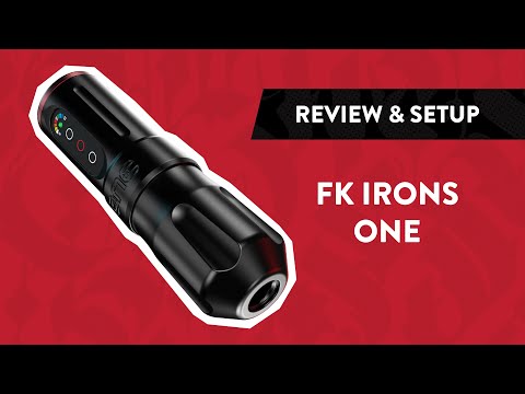 Ασύρματη Μηχανή Τατουάζ FK Irons ONE Charcoal/Ruby