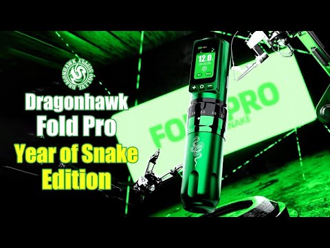 Mast Dragonhawk Fold Pro Έκδοση Έτους Φιδιού Ασύρματη Μηχανή Τατουάζ