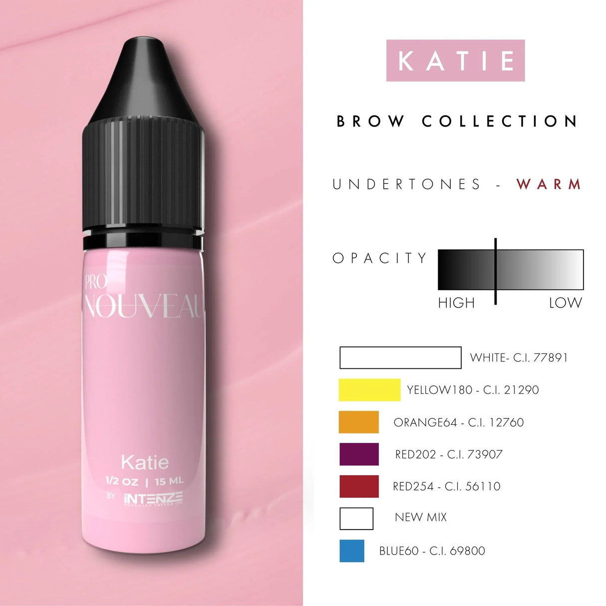 Pro Nouveau Blush Lip Pigments by Intenze Katie 15ml - BVShop