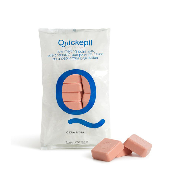 Quickepil depilatory wax rose hard stripless depilatory 1 kg pink - BVShop
