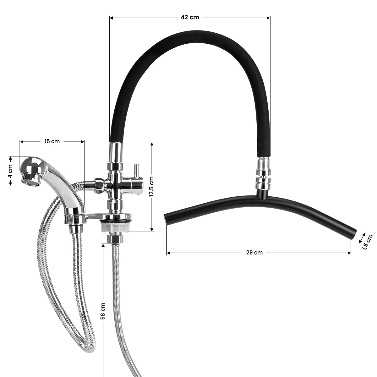 Rain shower mixer - BVShop