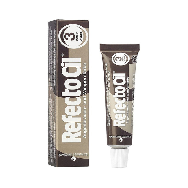 RefectoCil Eyebrow And Eyelash Dye 3 Natural Brown 15ml - BVShop