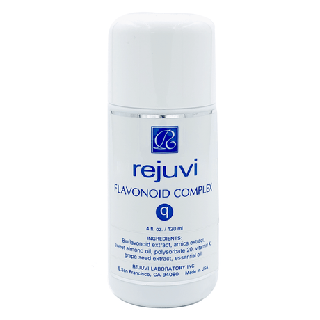Rejuvi q Σύμπλεγμα Φλαβονοειδών 120ml – Μπουκάλι, μπροστινή ετικέτα