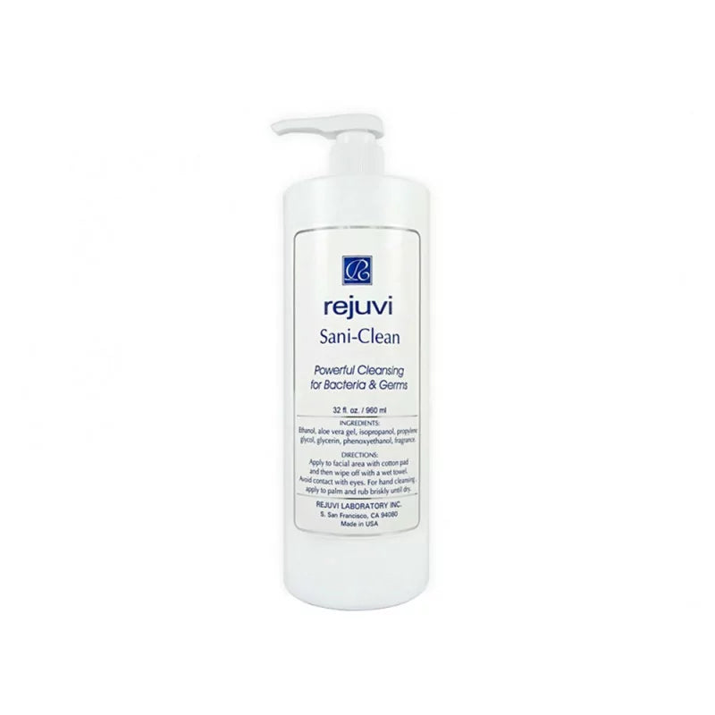 Rejuvi Sani-Clean Καθαριστικό Δέρματος 960ml, Φιάλη με αντλία