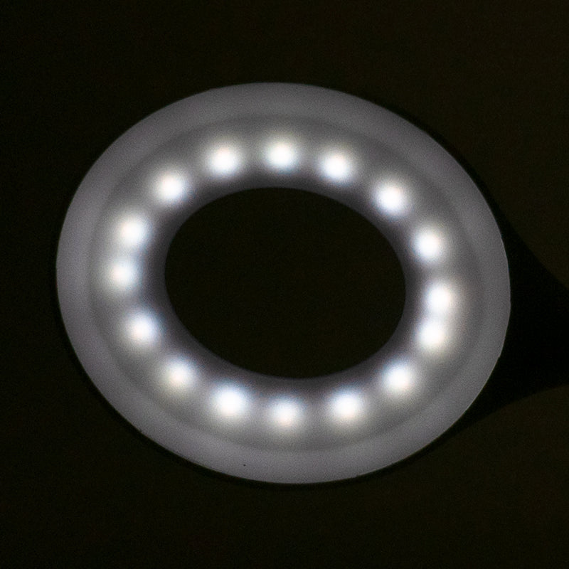 Ring led lamp snake on the desk white - BVShop