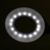 Ring led lamp snake on the desk white - BVShop