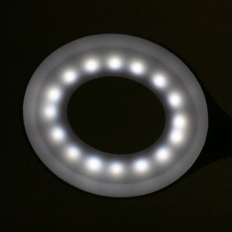 Ring led lamp snake on the desk white - BVShop