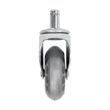 Roll Speed silver press-on stool wheel set of 5 pieces - BVShop