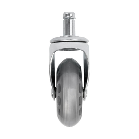 Roll Speed silver press-on stool wheel set of 5 pieces - BVShop