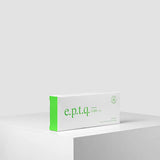 e.p.t.q. S100 Lidocaine Hyaluronic Filler syringe with clear tip and labeling, used for facial cosmetic procedures.