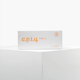 e.p.t.q. S300 Hyaluronic Filler in a 1 ml syringe, showing the clear filler product with branding and syringe tip.