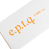 e.p.t.q. S300 Hyaluronic Filler vial, clear glass container with syringe tip, designed for skin hydration and volume enhancement.