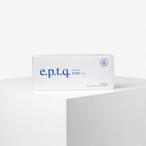 e.p.t.q. S500 Lidocaine Hyaluronic Filler syringe, 1.1 ml, with clear needle cap and labeling visible
