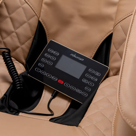 Sakura Luxury 808 massage chair white and beige - BVShop