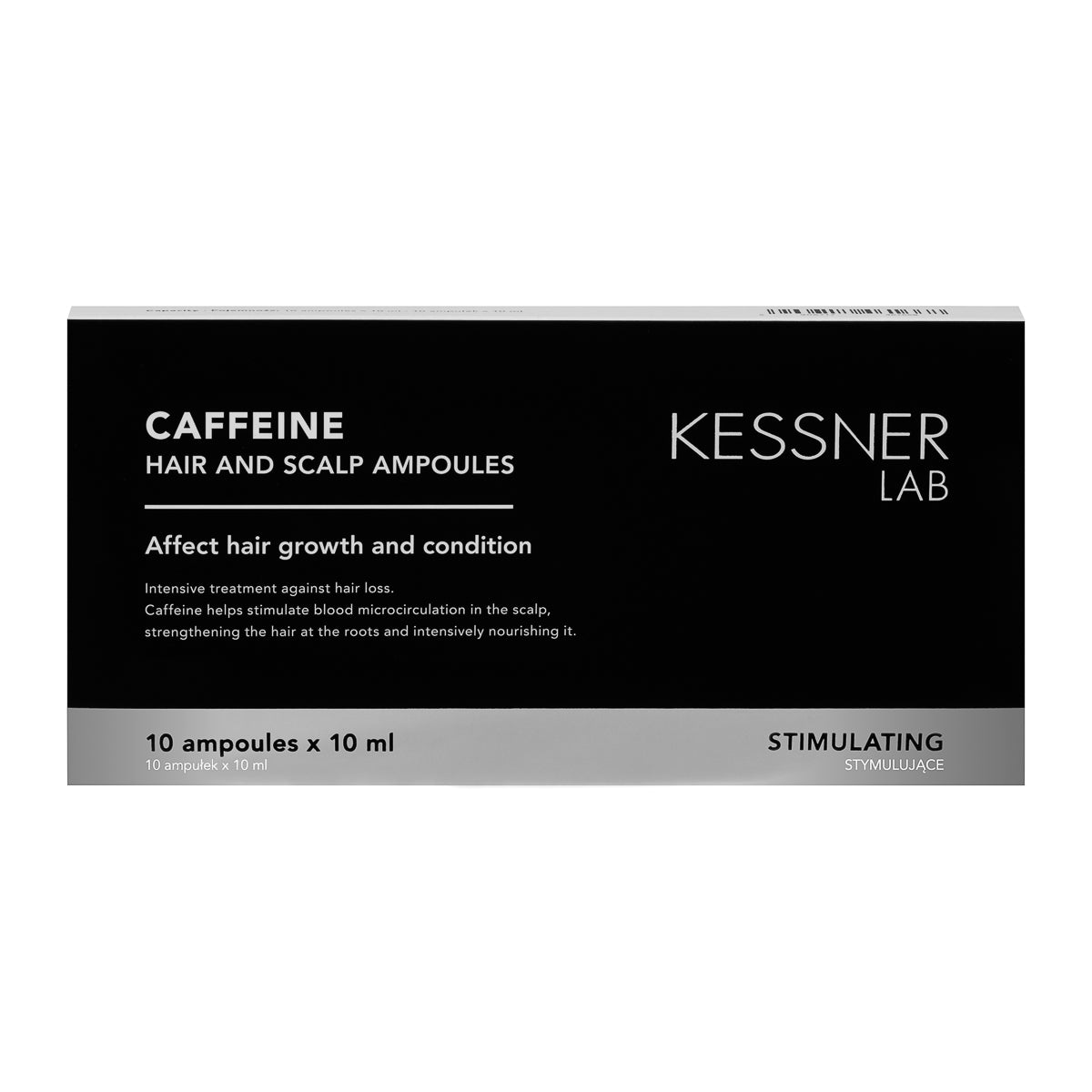 Set Flexible Hair Brush O-327 purple and Kessner Lab Caffeine Ampoules - BVShop