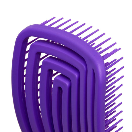 Set Flexible Hair Brush O-327 purple and Kessner Lab Caffeine Ampoules - BVShop