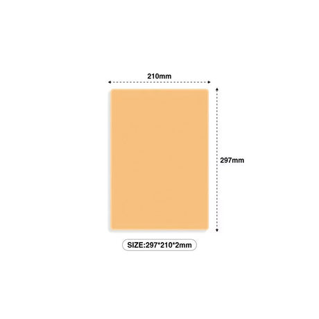 Silicone Practice Skin 297x210x2mm - BVShop