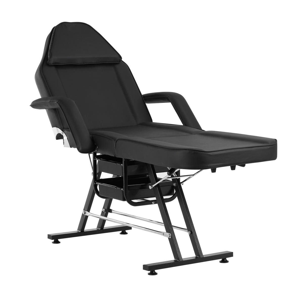 Sillon cosmetic chair with cuvettes black - BVShop