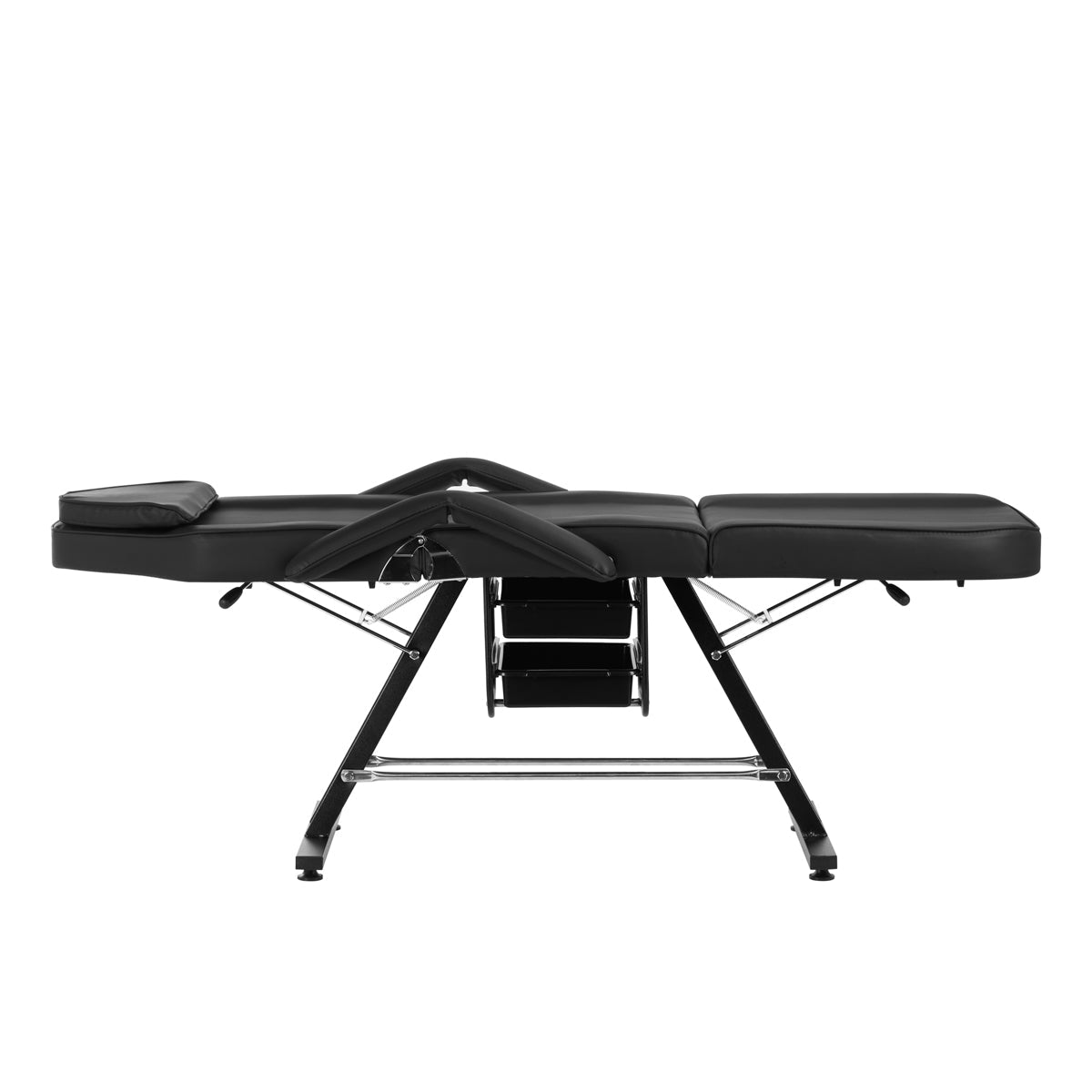 Sillon cosmetic chair with cuvettes black - BVShop