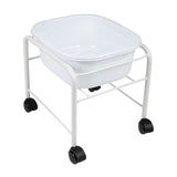 Simple pedicure tray with white wheels - BVShop