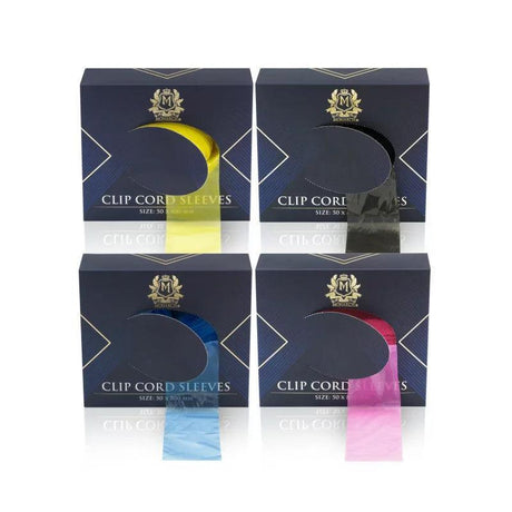 Skin Monarch Clip Cords Sleeves 50 x 800mm Yellow 125 pcs. - BVShop