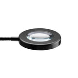 SNAKE RING LED LAMP LAMP ON A DESK BLACK - BVShop