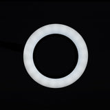 SNAKE RING LED LAMP LAMP ON A DESK BLACK - BVShop