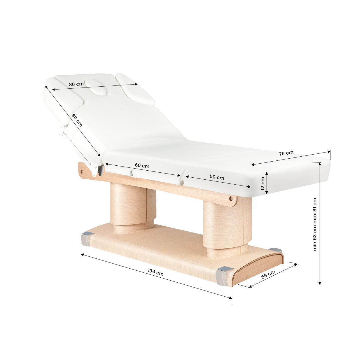 Spa cosmetic bed azzurro 838 4 strong. heated - BVShop