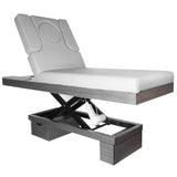 Spa cosmetic bed azzurro wood 815b heated light gray - BVShop