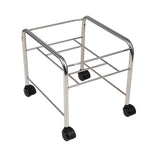 Straight pedicure tray with chrome wheels - BVShop