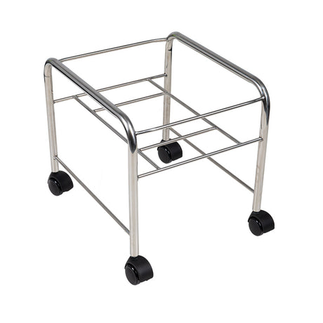 Straight pedicure tray with chrome wheels - BVShop