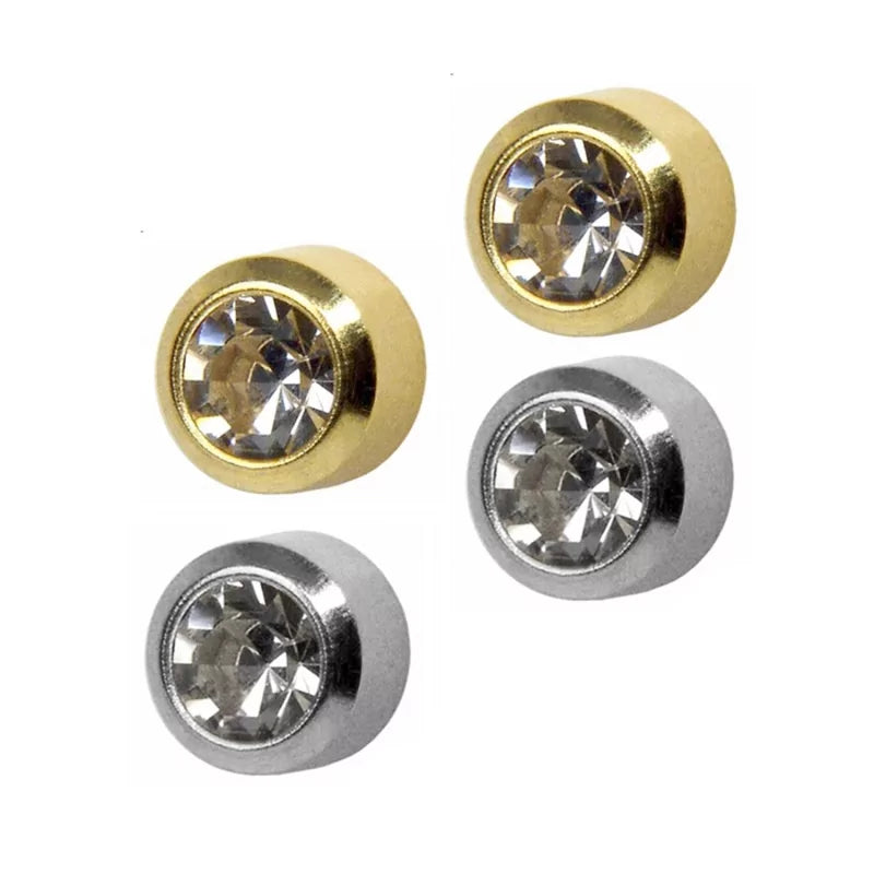 Studex April Crystal Bezel Earring - BVShop