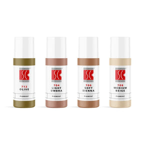 Swiss Color Camouflage Fitzpatrick I–III Pigments Set 4 × 5ml - BVShop