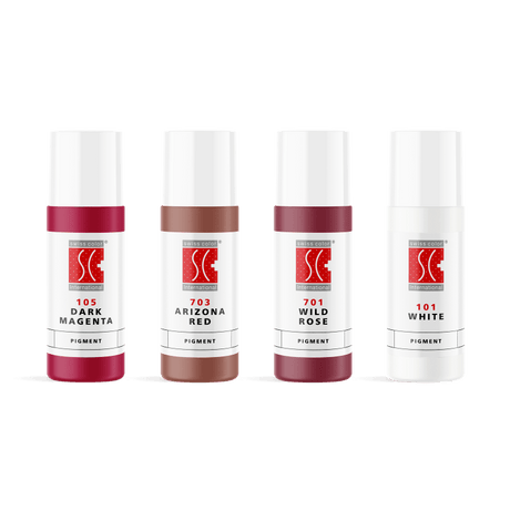 Swiss Color 3D Lip Pigments Set 4x5ml - BVShop